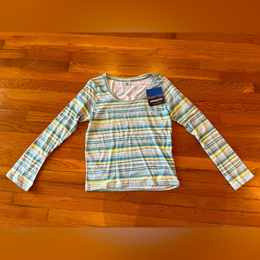 Patagonia nwt organic cotton long sleeve shirt, women’s small